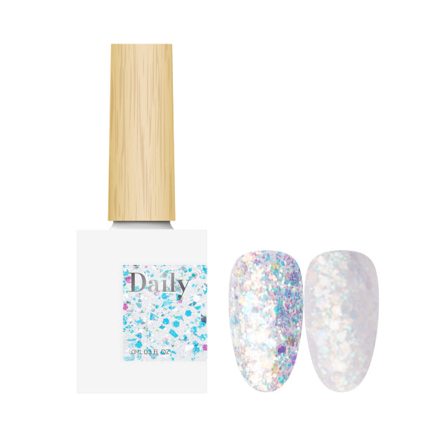 Daily Gel DY.99 – Holografik Gümüş Glitter Jel Oje