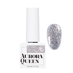 Aurora Queen AQ.01 Delight – Gümüş Glitter Jel Oje
