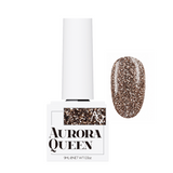 Aurora Queen Chocolate AQ.114 Ganache – Sütlü Kahve Glitter Jel Oje