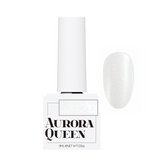 Aurora Queen Mellow Glitter AQ.177 Creamy – Sütlü Beyaz Işıltılı Jel Oje