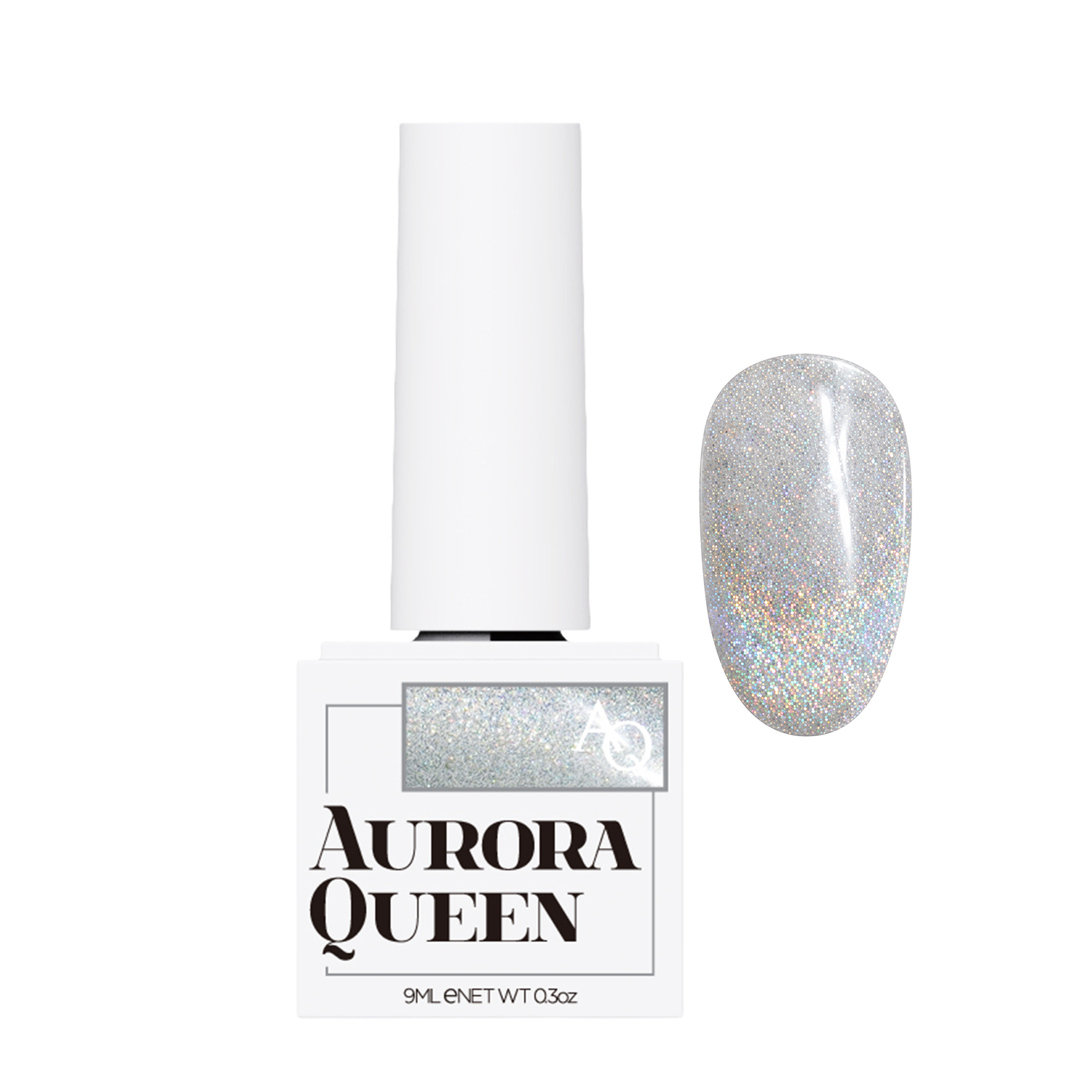 Aurora Queen Moon Light AQ.217 New Moon – Holografik Gümüş Manyetik Cat Eye Jel Oje