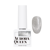 Aurora Queen Moon Light AQ.219 Half Moon – Parlak Gümüş Manyetik Cat Eye Jel Oje
