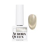 Aurora Queen Moon Light AQ.224 Lune – Şampanya Gümüş Manyetik Cat Eye Jel Oje