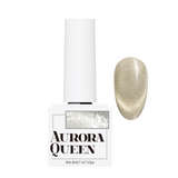 Aurora Queen Moon Light AQ.224 Lune – Şampanya Gümüş Manyetik Cat Eye Jel Oje