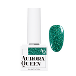 Aurora Queen AQ.27 Emerald – Zümrüt Yeşili Glitter Jel Oje