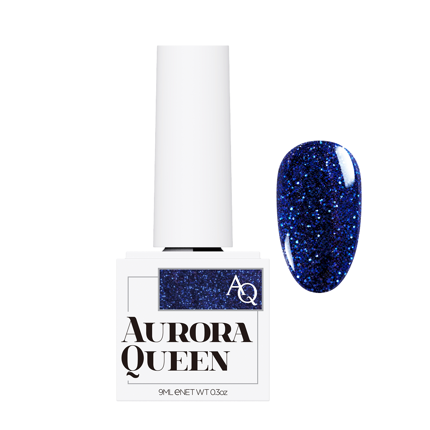 Aurora Queen AQ.29 Marin – Lacivert Glitter Jel Oje