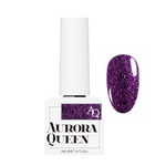 Aurora Queen AQ.30 Luna – Koyu Mor Glitter Jel Oje