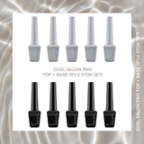 DGel Salon Pro Top + Base 10’lu Stok Seti – 5 Base + 5 Top