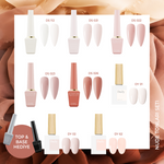 Nude Edit – 8’li Kore Jel Oje Nude Tonları Seti
