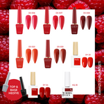 Red Edit – 8’li Kore Jel Oje Kırmızı Tonları Seti